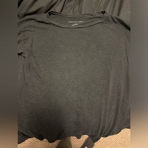 American Eagle Basic Black Long Sleeve Tee